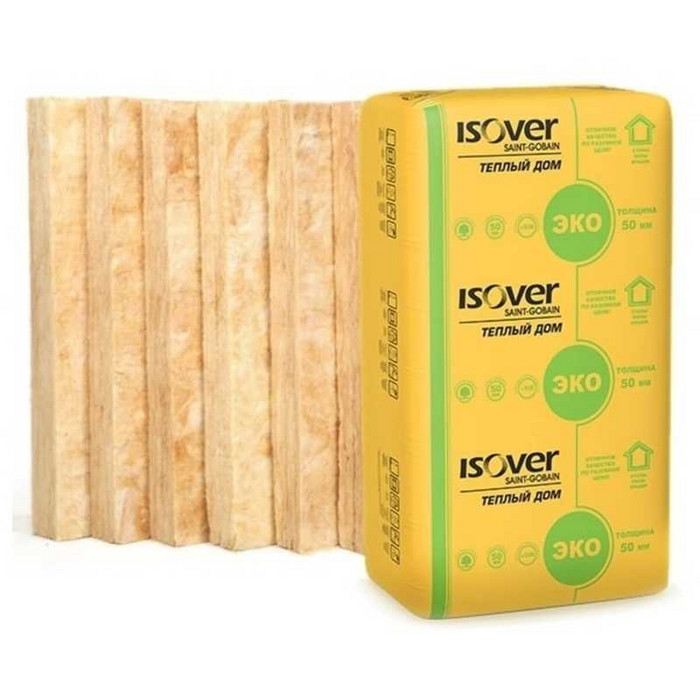 Утеплитель Isover Изовер Тёплый Дом Плита 50х610х1170 в Абинске